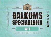 Buitenlandse bieren voor Nederlandse markt (etiket Nederlandse plaatsnaam), Balkums Speciaalbier Wit