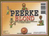 Buitenlandse bieren voor Nederlandse markt (etiket Nederlandse plaatsnaam), Peerke Blond