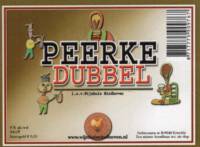 Buitenlandse bieren voor Nederlandse markt (etiket Nederlandse plaatsnaam), Peerke Dubbel