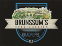 Buitenlandse bieren voor Nederlandse markt (etiket Nederlandse plaatsnaam), Brunssum's Quadrupel