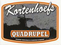 Buitenlandse bieren voor Nederlandse markt (etiket Nederlandse plaatsnaam), Kortenhoefs Quadrupel