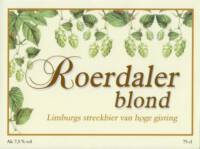Buitenlandse bieren voor Nederlandse markt (etiket Nederlandse plaatsnaam), Roerdaler Blond