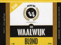 Buitenlandse bieren voor Nederlandse markt (etiket Nederlandse plaatsnaam), Van Waalwijk Blond