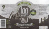 100 Watt Brewery, Sortie Sublime Barrel Aged Holiness