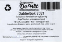 Stadsbrouwerij Jongens van De Wit, Dubbelbok 2021