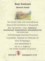 Boer Koekoek, Boeren rood