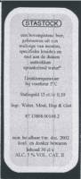 Haerlemsche Bierbrouwerij BV, Stastock