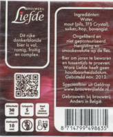 Brouwerij Liefde, Liefde (Ware Liefde)