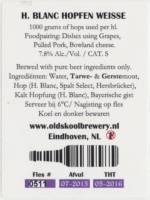 Oldskool Brewery, H. Blanc Hopfen Weisse