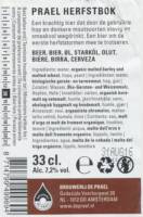 Brouwerij de Prael, Prael Herfstbok