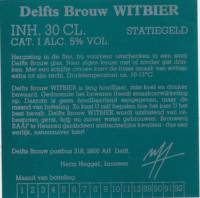 Brouwerij De Raaf, Delfts Brouw Witbier