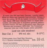 Brouwerij De Raaf, (Tortelduiven Bier) Horeca vereniging Gennep