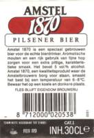 Heineken, Amstel 1870 Pilsener Bier