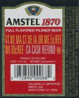 Heineken, Amstel  1870 Full Flavored Pilsener Bier 