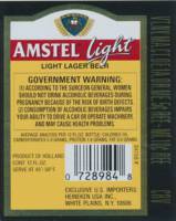 Heineken, Amstel Light light lager beer