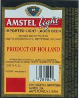 Heineken, Amstel Light Imported light lager beer