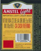 Heineken, Amstel Light Imported light lager beer