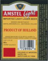 Heineken, Amstel Light Imported light lager beer
