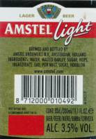 Heineken, Amstel Light lager beer