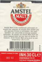 Heineken, Amstel Malt Alcohol vrij bier