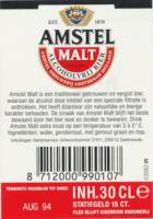 Heineken, Amstel Malt Alcohol vrij bier