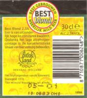 Bavaria, Best Blond 2,5% mild bier