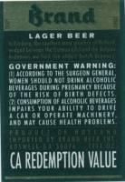 Bierbrouwerij Brand, Brand Lager Beer