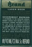Bierbrouwerij Brand, Brand Lager Beer