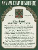 Bierbrouwerij Brand, Royal Brand 