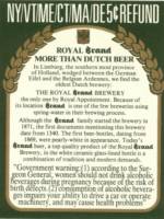 Bierbrouwerij Brand, Royal Brand 