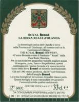 Bierbrouwerij Brand, Royal Brand La birra reala d'Olanda