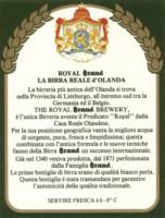 Bierbrouwerij Brand, Royal Brand La birra reala d'Olanda