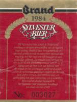 Bierbrouwerij Brand, Brand Sylvester Bier 1984
