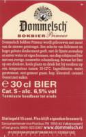 Dommelsche Bierbrouwerij, Dommelsch Bokbier Primeur