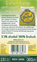 Grolsch, Grolsch 2.5