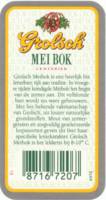 Grolsch, Grolsch Mei bok Lentebier