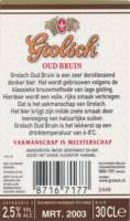 Grolsch, Grolsch Oud Bruin