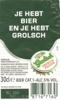Grolsch, Grolsch Premium Pilsner