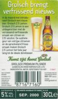 Grolsch, Grolsch Premium Pilsner
