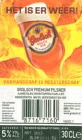 Grolsch, Grolsch Premium Pilsner