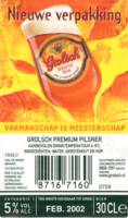 Grolsch, Grolsch Premium Pilsner