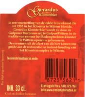 Gulpener Bierbrouwerij, Gerardus Wittems Kloosterbier