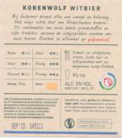 Gulpener Bierbrouwerij, Korenwolf Witbier
