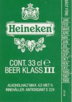 Heineken, Heineken Beer Klass III