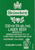 Heineken, Heineken Lager Beer