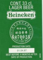 Heineken, Heineken Lager Beer