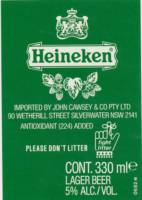 Heineken, Heineken Lager Beer
