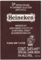 Heineken, Heineken Special Dark Beer