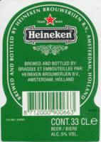 Heineken, Heineken Beer / Biere