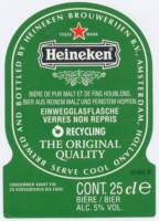 Heineken, Heineken Biere / Bier